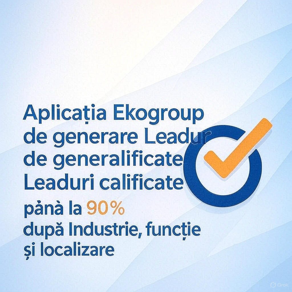 Cum să Găsești Clienți B2B pe LinkedIn în 2025: Eduard Petrescu Dezvăluie Metoda Aplicației Ekogroup de Generare Lead-uri pe LinkedIn 12 Cum să Găsești Clienți B2B pe LinkedIn în 2025: Eduard Petrescu Dezvăluie Metoda Aplicației Ekogroup de Generare Lead-uri pe LinkedIn
